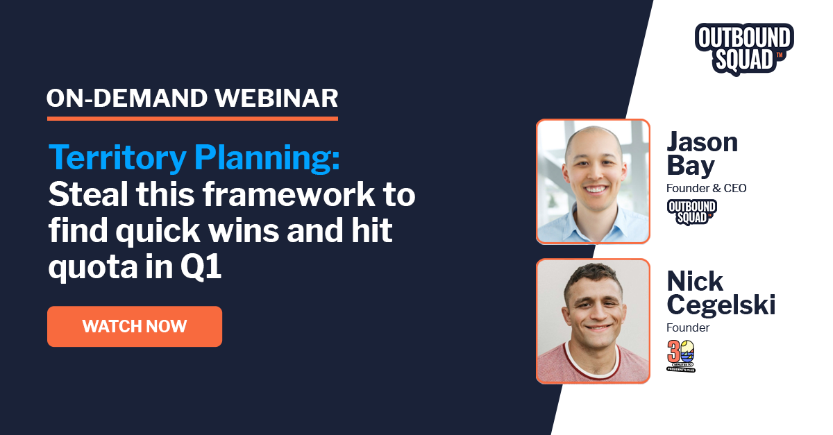 Territory Planning: Steal this framework find quick wins and hit quota ...
